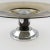 1930s Art Deco Glass, Macassar Wood and Chrome Centerpiece Bowl For Sale - Image 5 of 10
