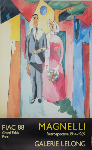 Mari et Femme Poster by Alberto Magnelli