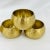 Late 20th Century Hammered Brass Napkin Rings - Set of 6 For Sale - Image 4 of 6