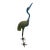 Midcentury Bronze Crane Sculpture #1 For Sale