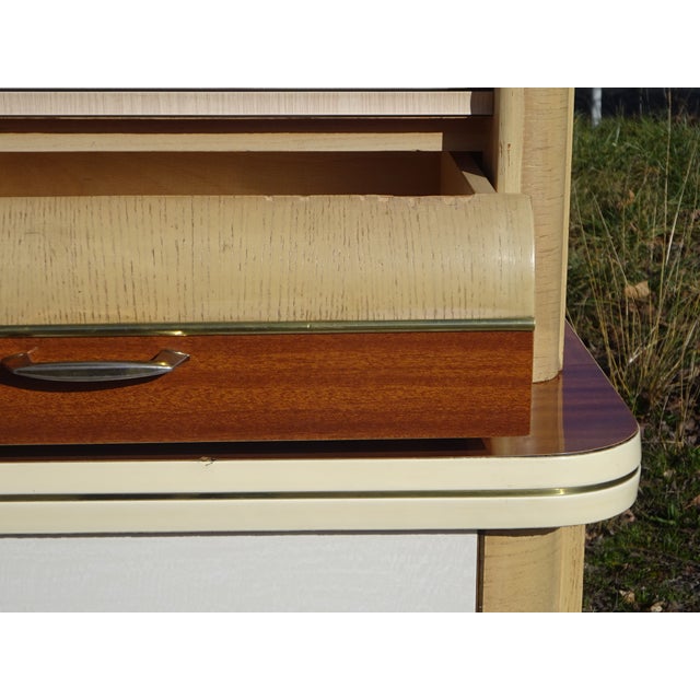 Large Vintage Sideboard in Wood and Formica from Weiler, 1960s For Sale - Image 16 of 18