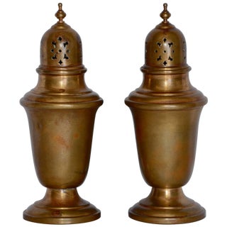 Pair of Gorham Giftware Copper Salt and Pepper Shakers L27 For Sale
