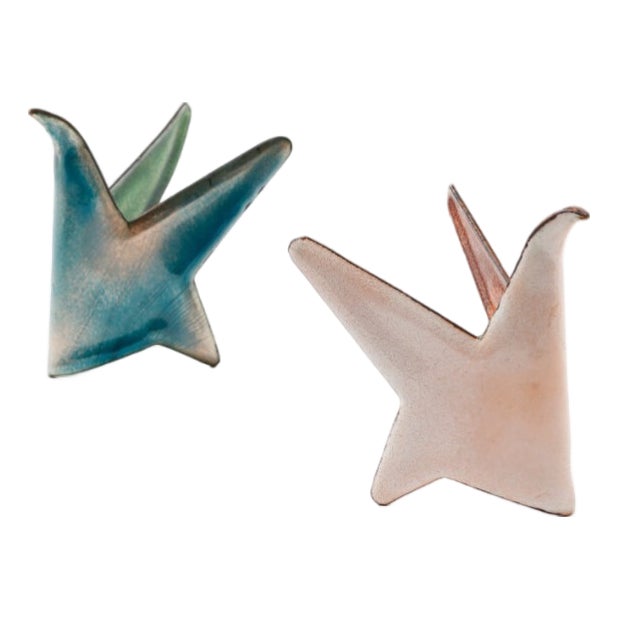 Bird Sculptures by Gio Ponti & Paolo De Poli, Padua, 1950s, Set of 2 For Sale