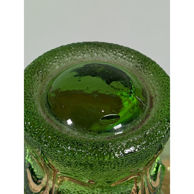 Rare, Eapg Antique Jefferson Glass Green Glass Covered Butter Dish, Iris With Meander Pattern, 1903 For Sale - Image 12 of 12