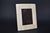 Mid-Century Modern Vintage Bone and Teak Wood Picture Frame Mosaic | Retro Antique Brocante Bohemian Coastal | Cabin Western Gallery Wall Photo French Inlay For Sale - Image 3 of 7
