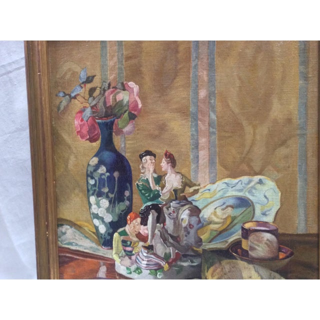 Antique Porcelain Figurines Still Life Chairish