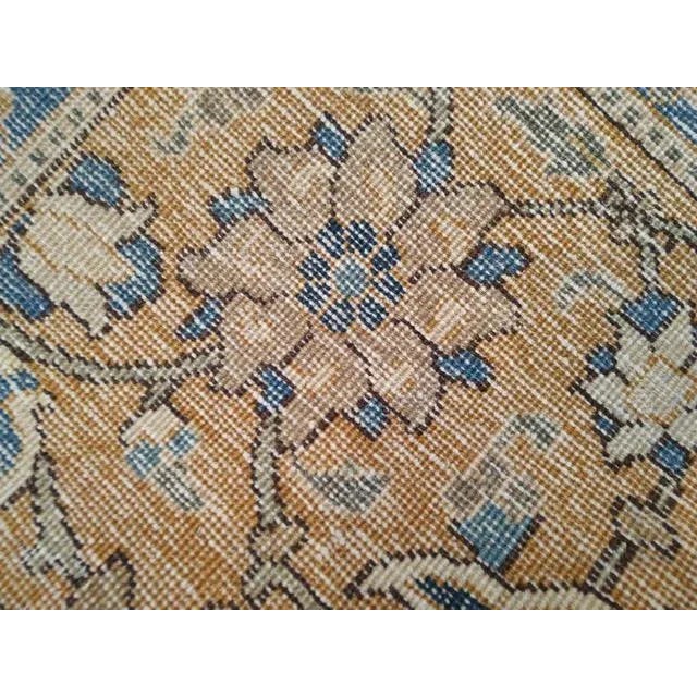 1950s Vintage Persian Tabriz Rug , 9'7" X 12'3" For Sale In New York - Image 6 of 8