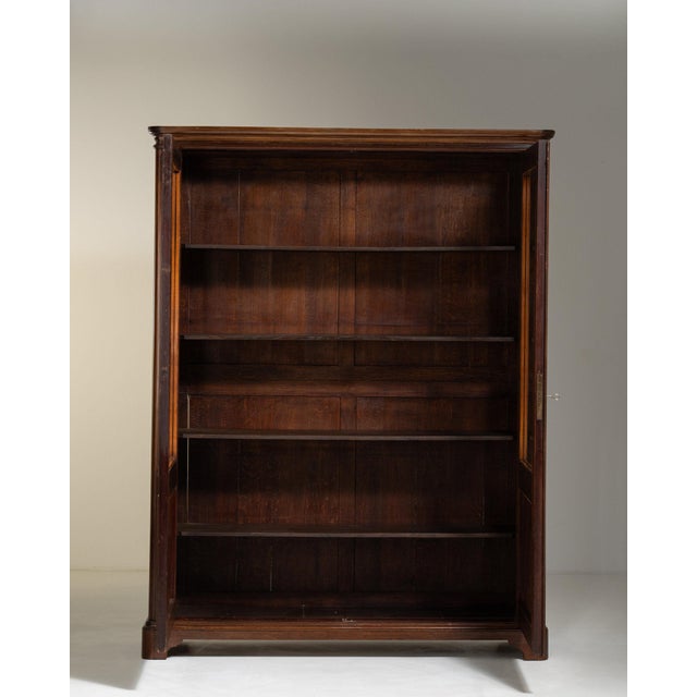 19th Century France Brown Wood Display Cabinet For Sale - Image 11 of 11