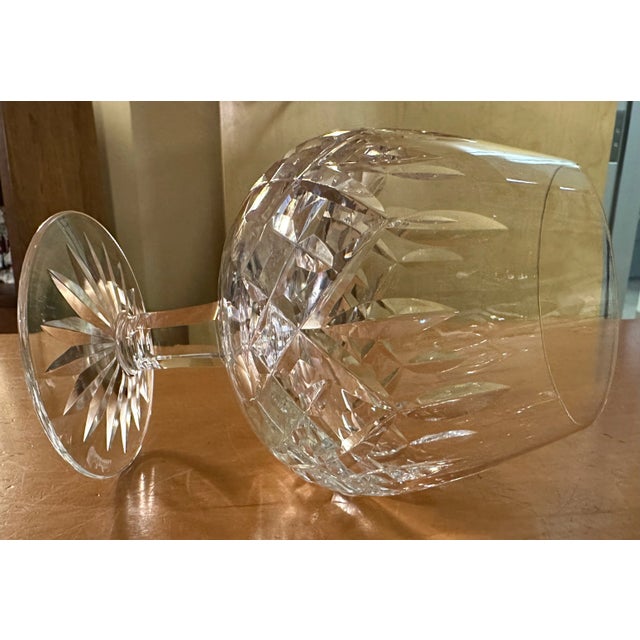 Late 20th Century Pair of Waterford Lismore Brandy Glasses For Sale - Image 5 of 6