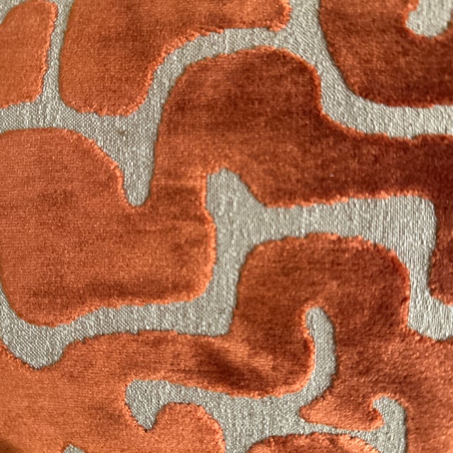 Abstract Handcrafted Decorative Pillow Case For Sale - Image 3 of 4