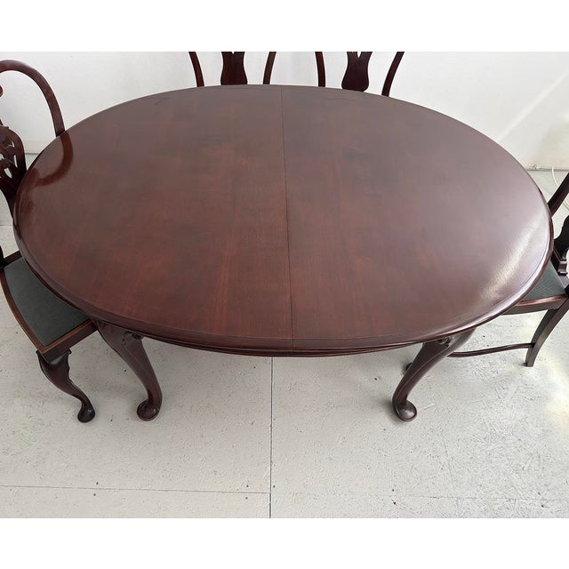 Antique Dining Set in the style of Gerstel, 1930s, Set of 7 For Sale - Image 3 of 18