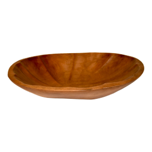 Hand Hewn Fruitwood Bowl, Circa 1900