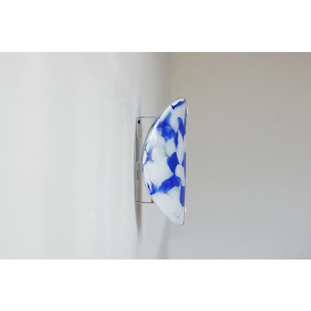 Mid-Century Modern Scandinavian Glass Wall Lamp from El Light For Sale - Image 3 of 7
