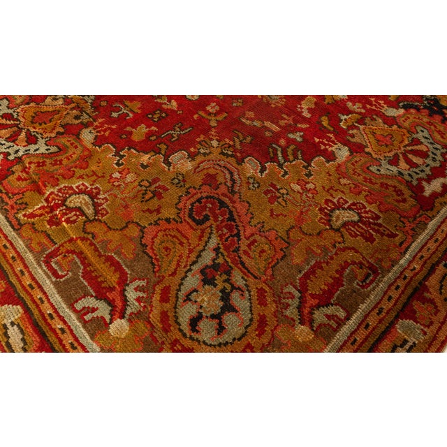 Textile Antique English Axminster Rug For Sale - Image 7 of 9