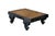 Rococo Rare Antique Anglo-Indian Ceylonese Ebony Carved Woven Wicker Footstool 18" For Sale - Image 3 of 16