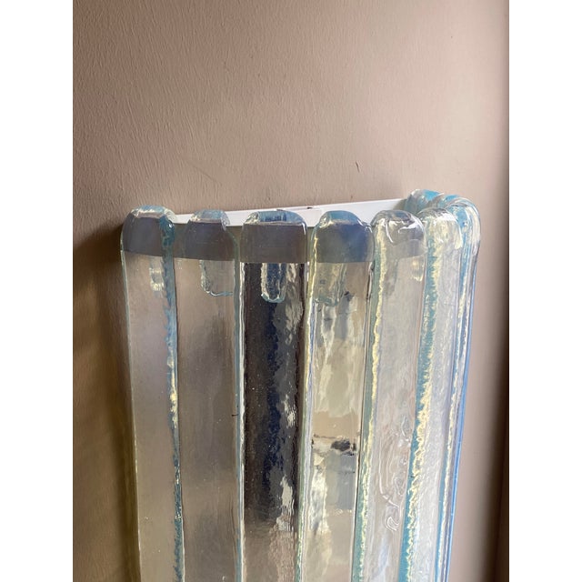 Large Waterfall WATAPMH2 Model Wall Lamps from Mazzega, 1970, Set of 2 For Sale - Image 15 of 18