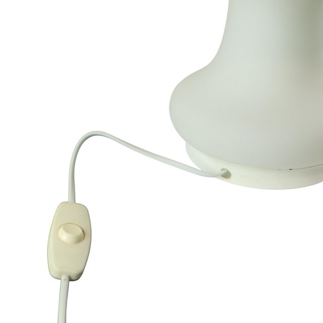 Mushroom Table Lamp in Frosted Glass from Peill & Putzler, 1960s For Sale - Image 9 of 13