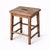 Brown Rustic Oak and Pine Bar Stool For Sale - Image 8 of 8