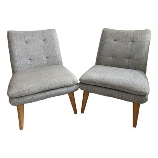West Elm "Ingrid" Slipper Accent Chair For Sale