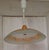 Vintage Ceiling Lamp with Glass Shade on Beechwood Mount, 1990s For Sale - Image 6 of 7