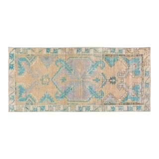 Vintage Turkish Anatolian Hand Knotted Wool Rug, 2'5"x5'7" For Sale