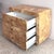 Postmodern Three-Drawer Waterfall Dresser With Faux Burlwood Laminate Veneer For Sale - Image 10 of 15