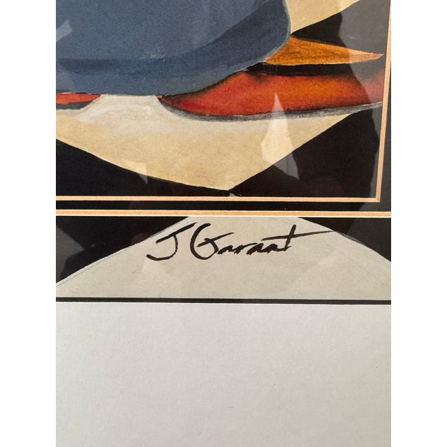 Red Jennifer Garant Tango Print, Framed For Sale - Image 8 of 12