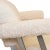 Metal Vintage DoMore Office Swivel Chair Upholstered in White Faux Shearling For Sale - Image 7 of 8