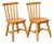 Pair of Child’s Chairs in the Style of FDB Møbler Model J46 Designed by Poul Volther For Sale