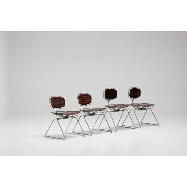 Beaubourg Dining Chairs by Michel Cadestin, 1970s, Set of 4 For Sale - Image 9 of 10