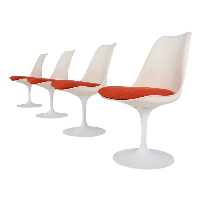 Tulipe Chairs by Eero Saarinen for Knoll, 1960s, Set of 4 For Sale
