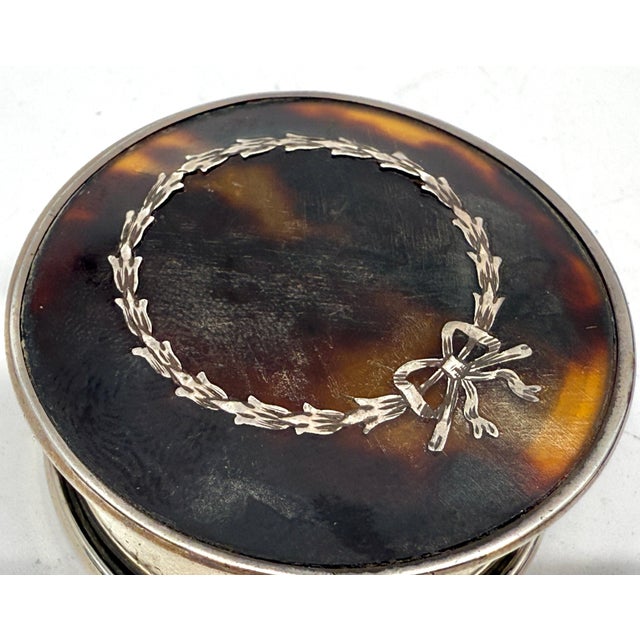 1910s Lovely Silver and Horn Snuff or Trinket Boxes For Sale - Image 12 of 18