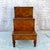 Brown Regency Style Burl Walnut Library or Bedside Steps For Sale - Image 8 of 14