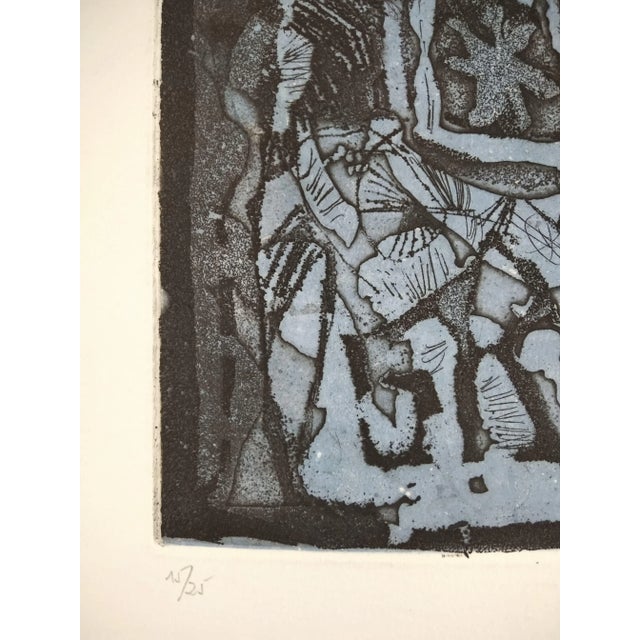 Antoni Clave, Untitled, 1990, Engraving & Lithograph, Framed For Sale - Image 6 of 8