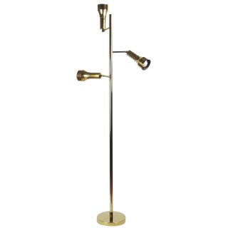 Brass Floor Lamp, 1960s For Sale