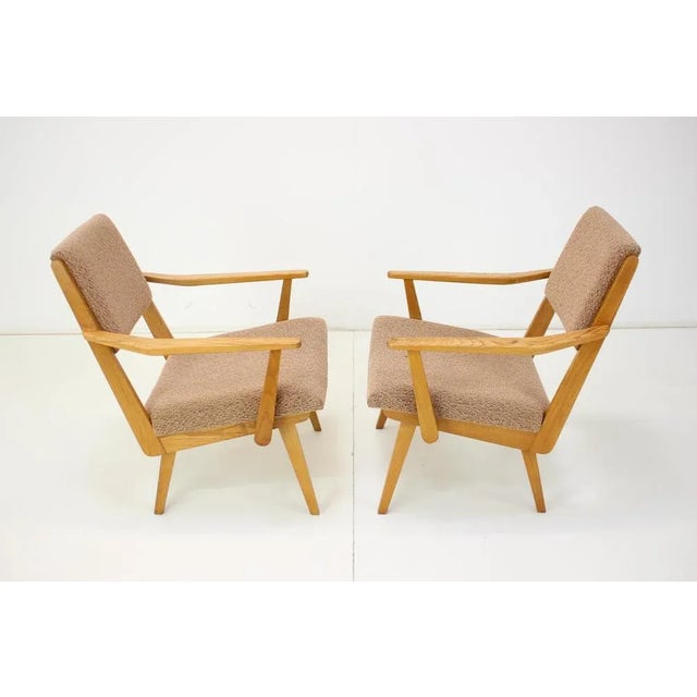 Brown Set of Armchairs by Krasna Jizba, Czechoslovakia, 1970s For Sale - Image 8 of 14