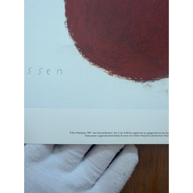 Erik Mattijssen, Aan Samuel Beckett, 1991, Copyright Erik Mattijssen, Printed in Holland For Sale - Image 4 of 12