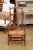 Late 19th Century French Cherry Wood Armchair with Rush Seat and Sheaf Back For Sale - Image 4 of 13