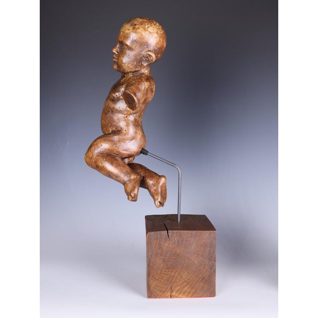 Wood Austrian Artist, Baroque Putti / Cherubs, 18th Century, Limewood, Set of 2 For Sale - Image 7 of 18