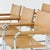 Gold Mid-Century Modern Bauhaus Leather B34 Armchairs by Mart Stam & Marcel Breuer for Fasem, Italy, 1985, Set of 6 For Sale - Image 8 of 18