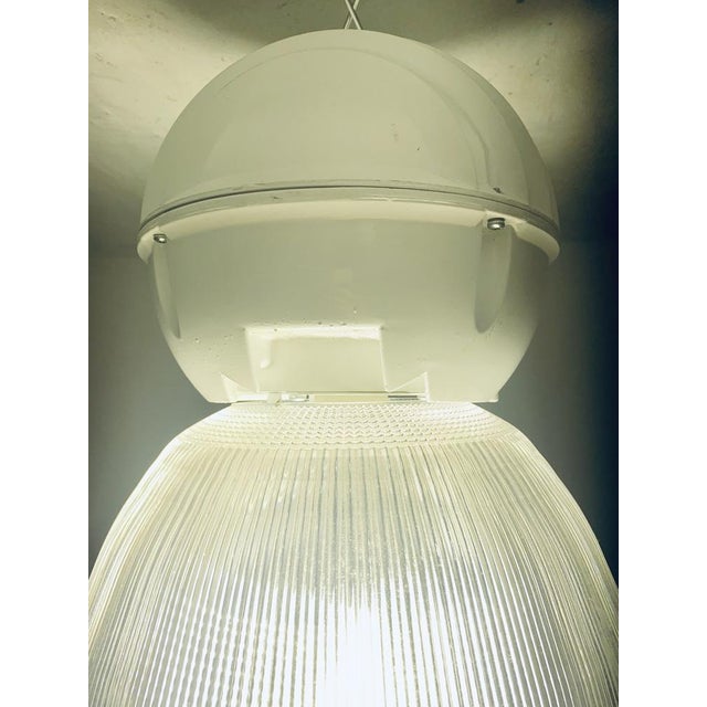 Industrial Lamp in Glass and Metal by Holophane, 1980s For Sale - Image 10 of 18