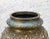 Vintage Japanese Champleve Brass & Enamel Urn Vase For Sale - Image 4 of 12