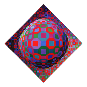 Victor Vasarely, Planetary, Offset Lithograph