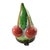 The Limoges Cherries box opens at the base to display the hand written Hallmark ( a "Peint main . Limoges B.R.C."). The...