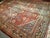 Antique Persian Mahal Sultanabad Rug, Hand-Knotted Wool, Geometric Pattern, Brick-Red & Navy, 10x15 For Sale - Image 4 of 18