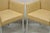 Metal Late 20th Century Coalesce Steelcase Beige Leather Model 1510 Switch Guest Arm Chairs - A Pair For Sale - Image 7 of 12