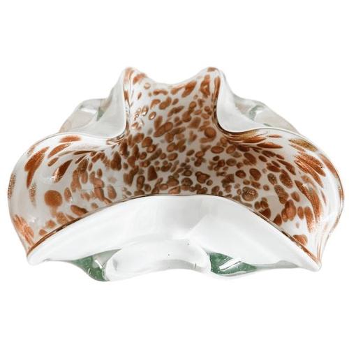 Vintage Murano Glass Bowl by Fratelli Toso, 1950s For Sale - Image 3 of 8