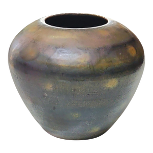 1995 John Ramer Sherrill Studio Pottery Raku Vase