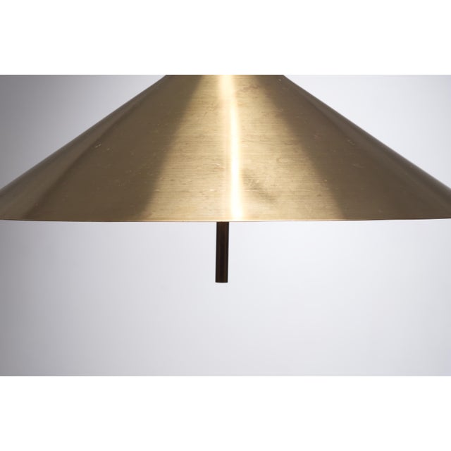 1960s Vintage Brass Pendant Lamp by Thomas Valentiner, 1965 For Sale - Image 5 of 9