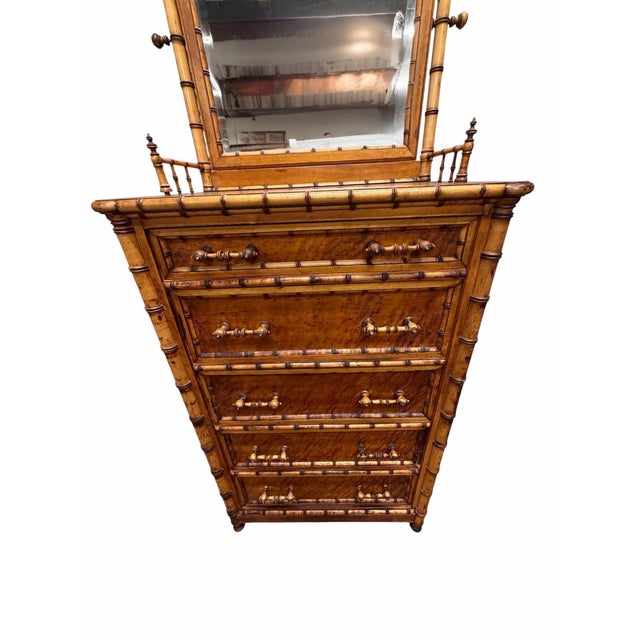 An exceptional original 19th century example ! In the aesthetic movement attributed to RJ Horner of NYC. Unsigned. A 5...